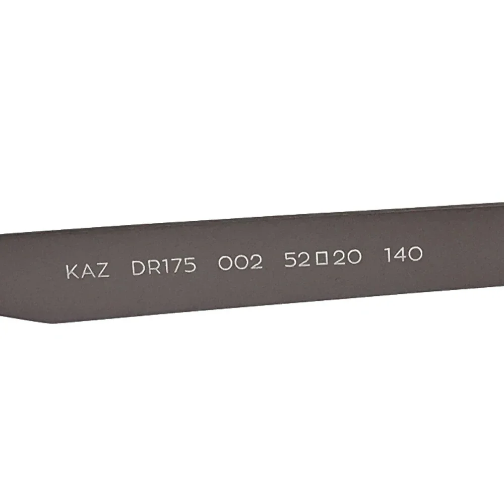 Dragon Eyeglasses Frames KAZ DR175 002 Satin Black Gunmetal Full Rim 52-20-140